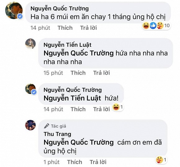 Thu Trang chơi lớn hứa sẽ ăn chay 1 năm nếu Tiến Luật tập lên 6 múi, cư dân mạng cười không nhặt được mồm-3