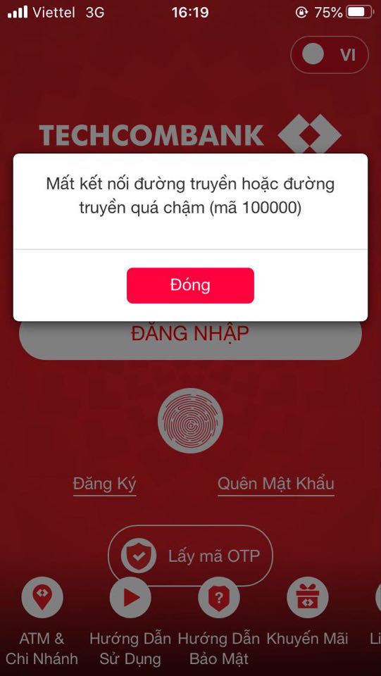 Khách hàng Techcombank bức xúc vì hệ thống ngân hàng gặp sự cố không thể đăng nhập, không chuyển được tiền - Ảnh 1.